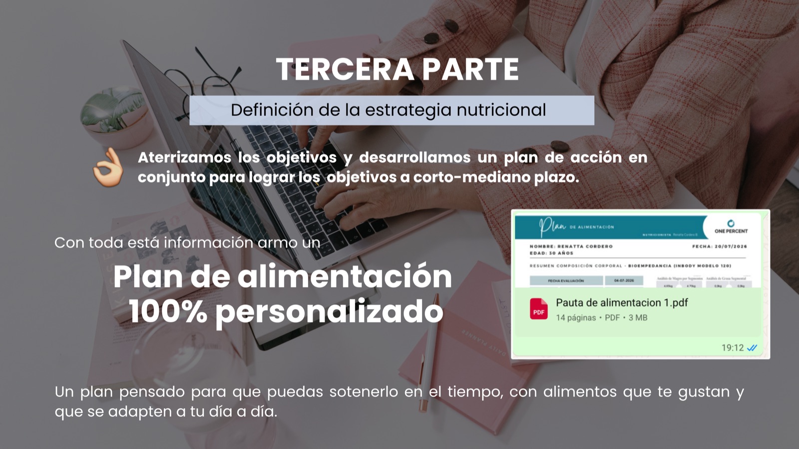 Tercera parte: definición de la estrategia nutricional